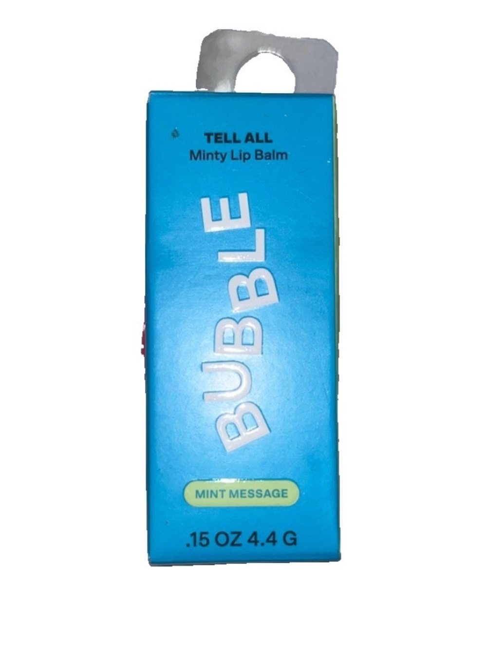 Bubble Skincare Tell All Lip Balm - Mint Message - 0.15oz 4.4 gm full size